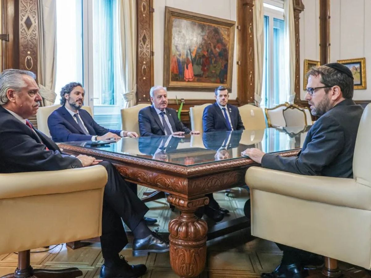 Alberto Fernández se reunió con familiares de argentinos secuestrados por el grupo Hamas